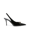 VERSACE 85MM V2025 SLINGBACK PUMPS BLACK