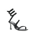 RENÉ CAOVILLA CLEO RHINESTONE-EMBELLISHED SANDAL BLACK