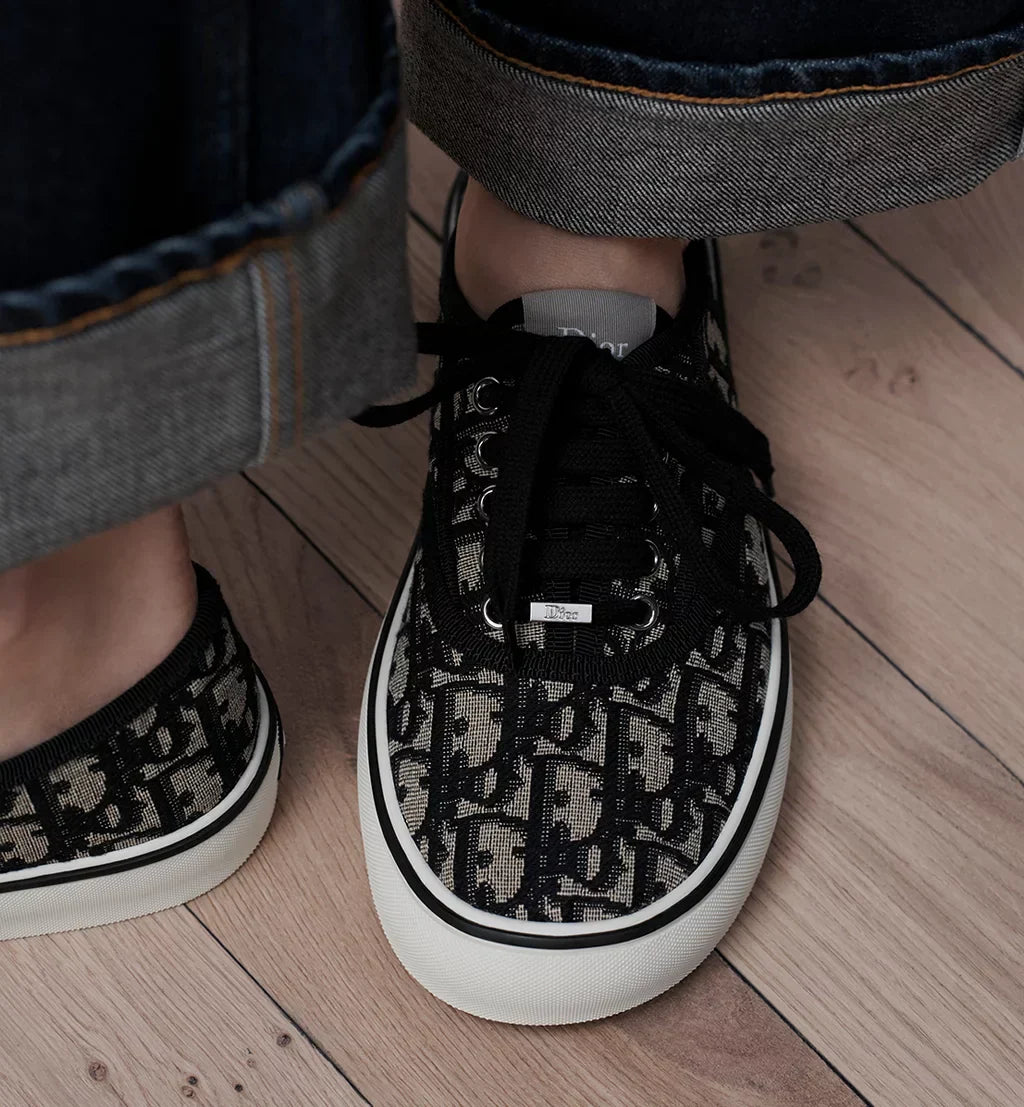 DIOR SALTWIND SNEAKER BEIGE AND BLUE