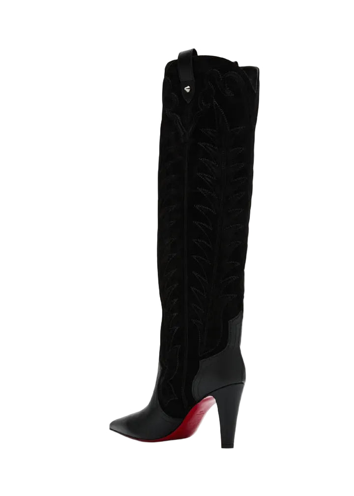 CHRISTIAN LOUBOUTIN SANTIA BOOTS 85 MM