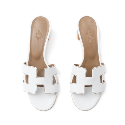 HERMES SANDAL OASIS WHITE