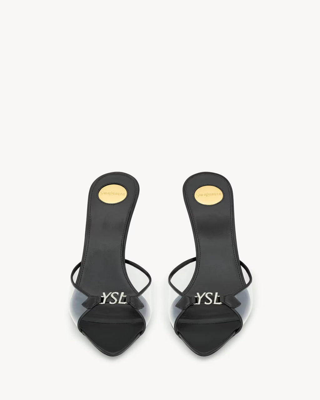 YSL JERRY MULES IN TPU AND RHINESTONES