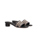 DIOR DIORVIERA DWAY HEELED SLIDE DEEP BLUE