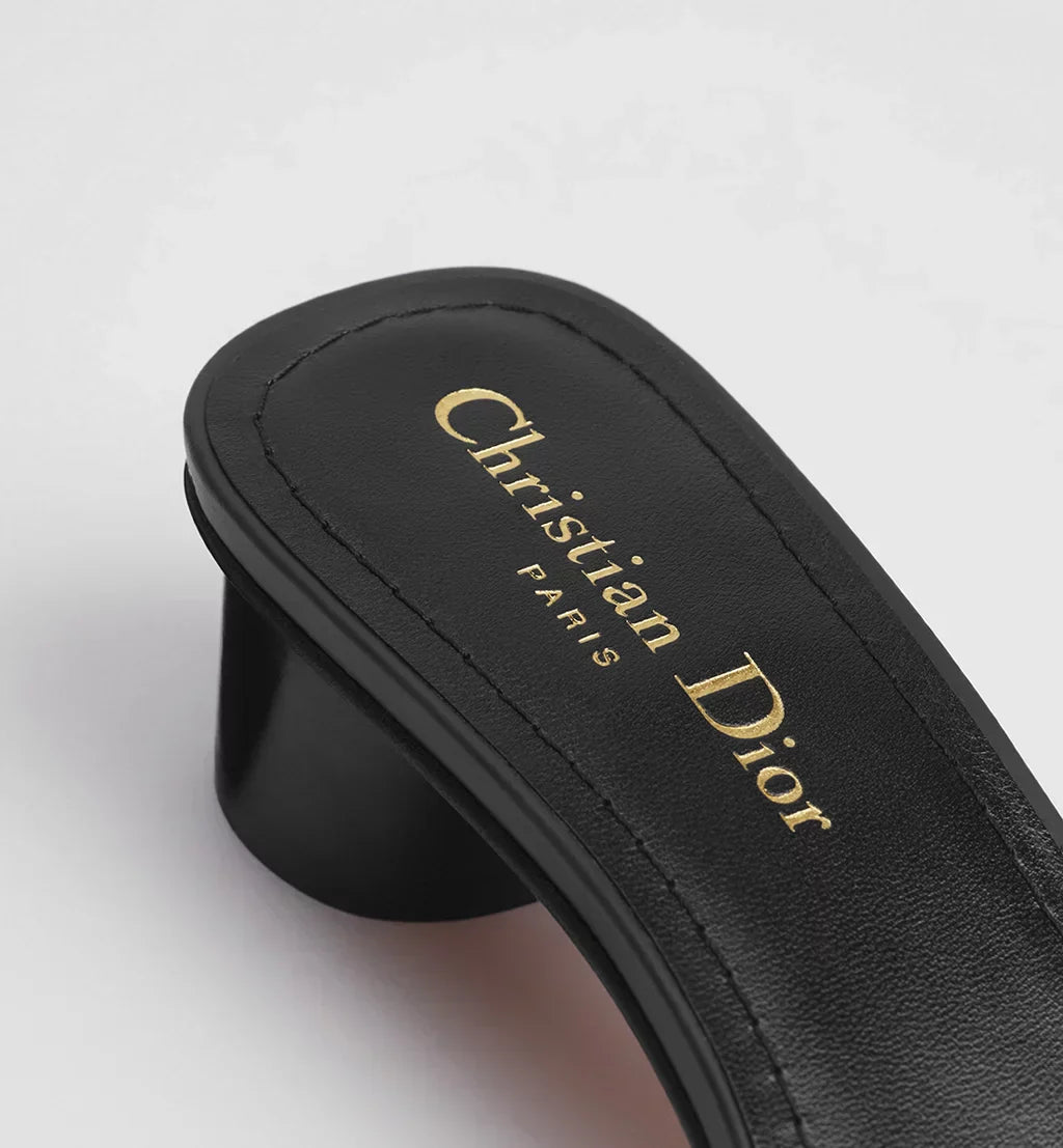 DIOR DIORVIERA DWAY HEELED SLIDE DEEP BLUE
